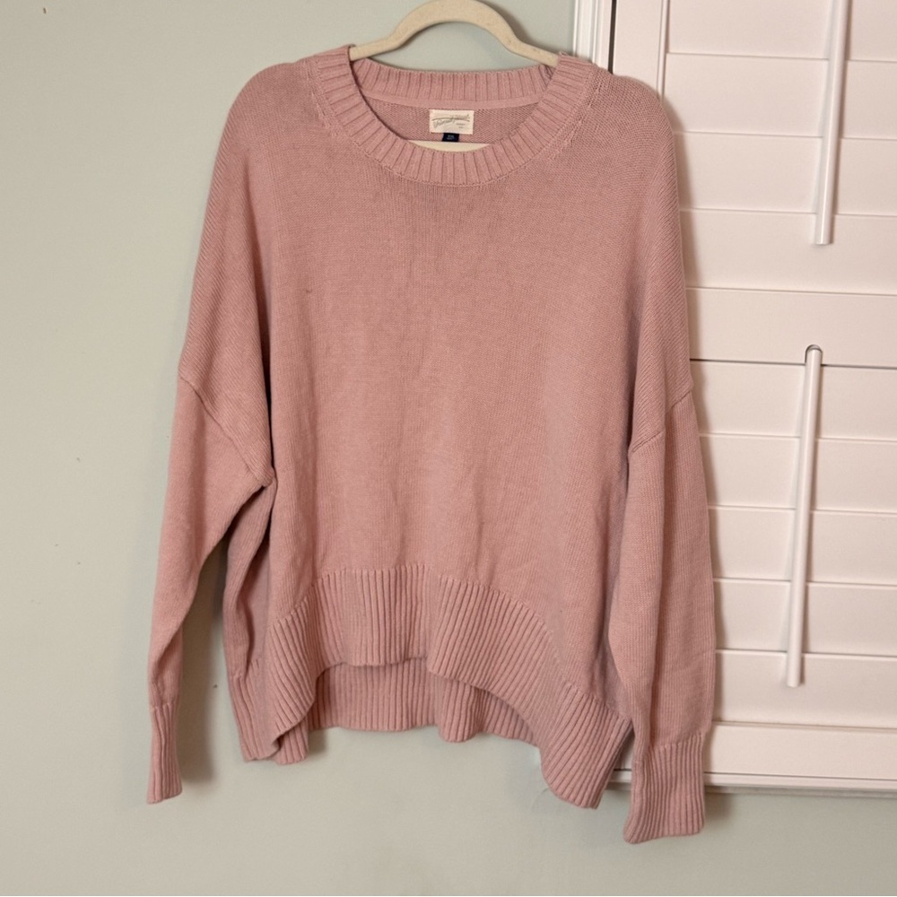 Universal Thread Pink Cotton Knit Sweater XXL - Picture 2 of 7